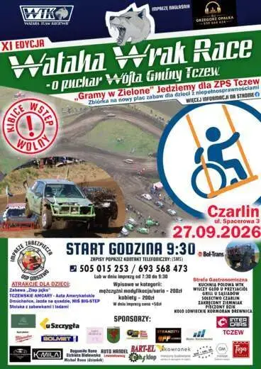 Wataha Wrak Race o puchar W&oacute;jta Gminy Tczew - 27.09.2026 r.