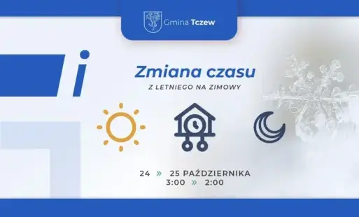 Zdjęcie do Zmiana czasu z letniego na zimowy
