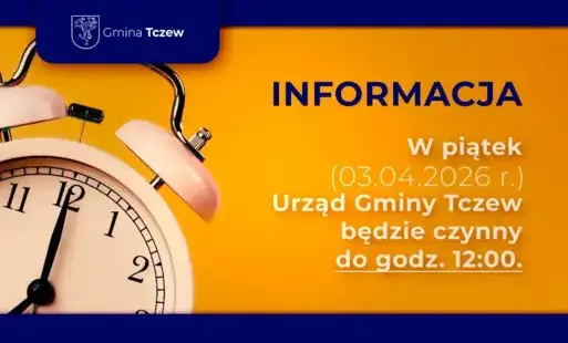 Zdjęcie do Zmiana godzin otwarcia Urzędu - 03.04.2026 r.