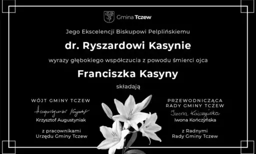 Zdjęcie do Kondolencje