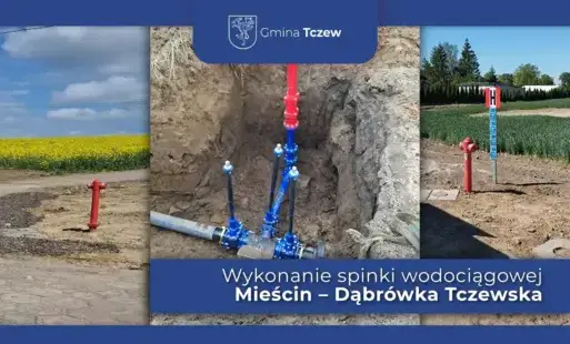 Zdjęcie do Wykonanie spinki wodociągowej Mieścin &ndash; Dąbr&oacute;wka Tczewska