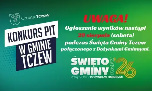 Zdjęcie do KONKURS PIT W GMINIE TCZEW - kiedy poznamy zwycięzc&oacute;w?