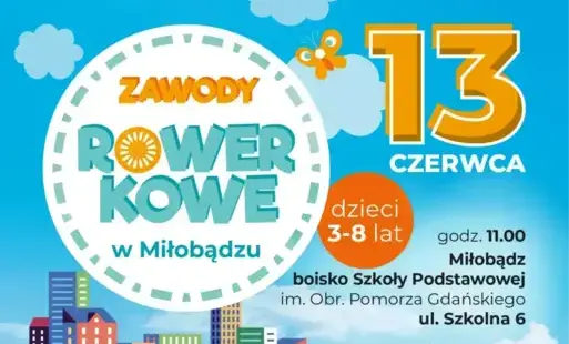 Zdjęcie do Zawody rowerkowe z okazji Dnia Dziecka w Miłobądzu!