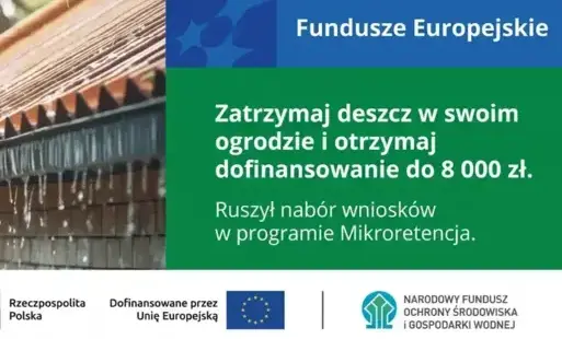 Zdjęcie do Mikroretencja w domach i ogrodach - startuje nab&oacute;r wniosk&oacute;w!