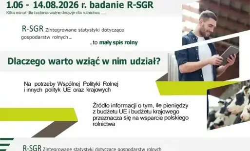 Zdjęcie do Trwa "Mały Spis Rolny" &ndash; weź udział i miej wpływ na rolnictwo!