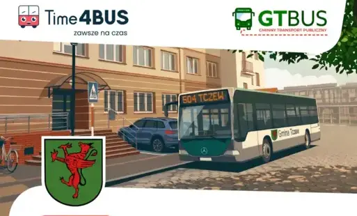 Zdjęcie do Transport Gminy Tczew GTBUS startuje z aplikacją mobilną Time4BUS